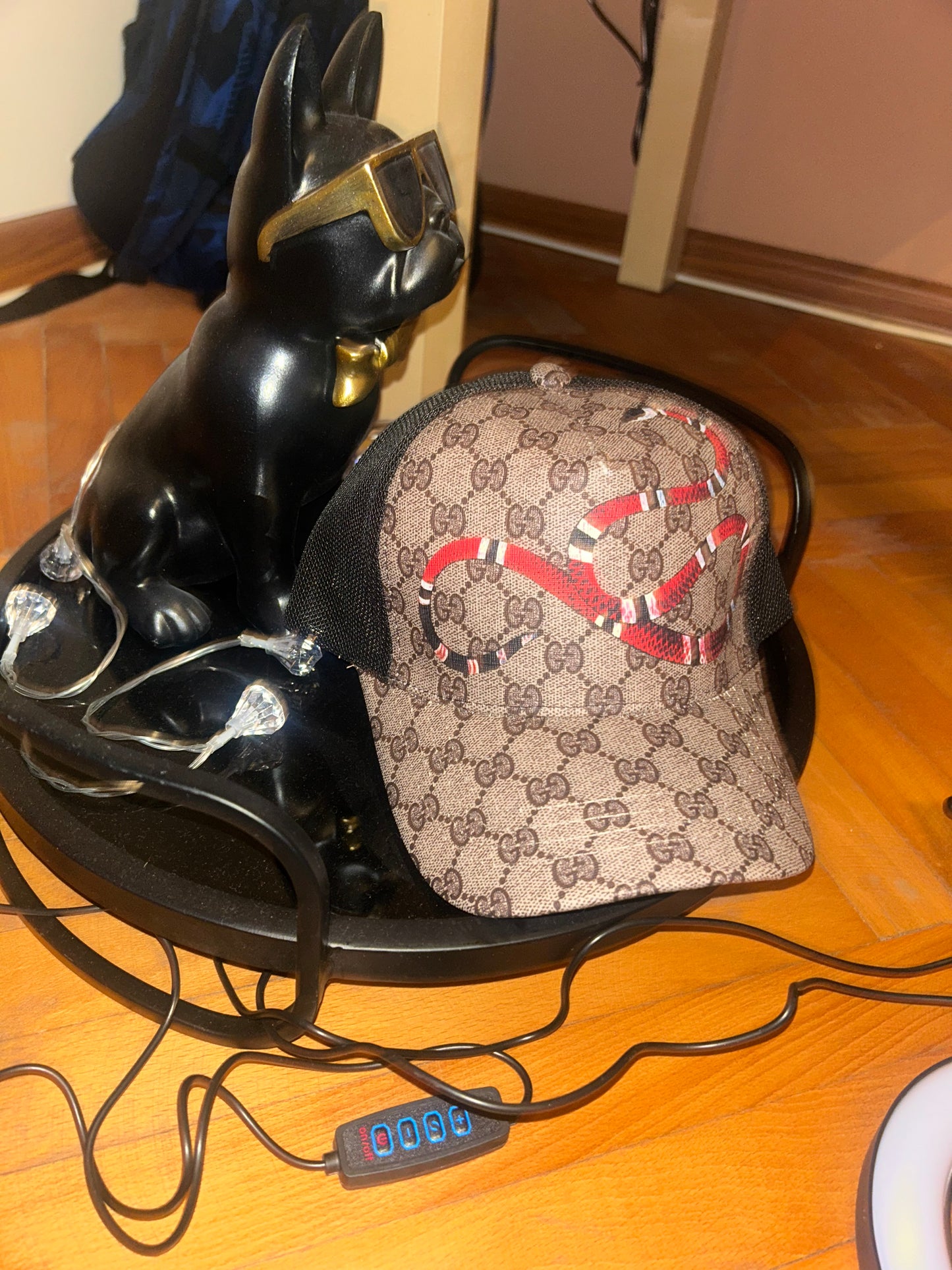 Sapca Gucci Snake Brown