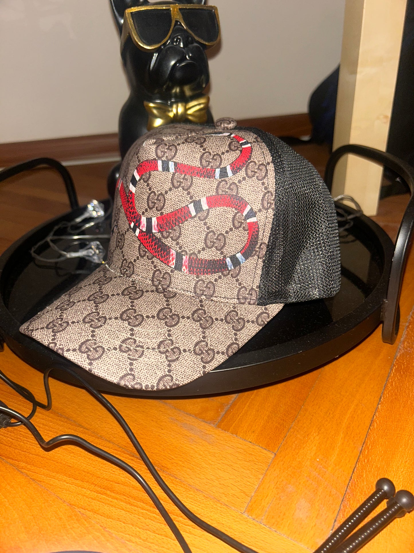 Sapca Gucci Snake Brown
