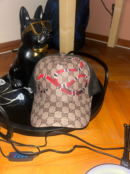 Sapca Gucci Snake Brown