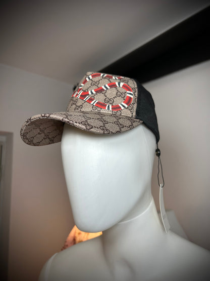 Sapca Gucci Snake Brown