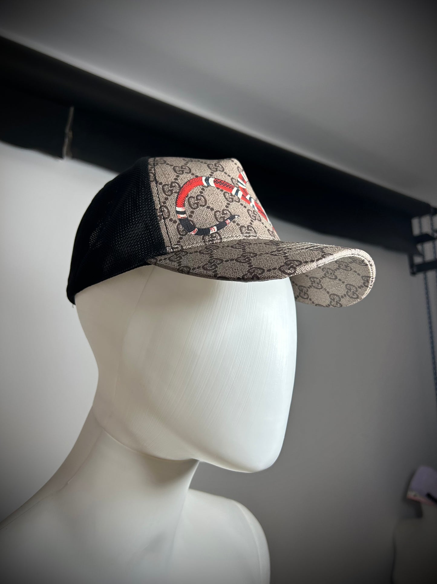 Sapca Gucci Snake Brown