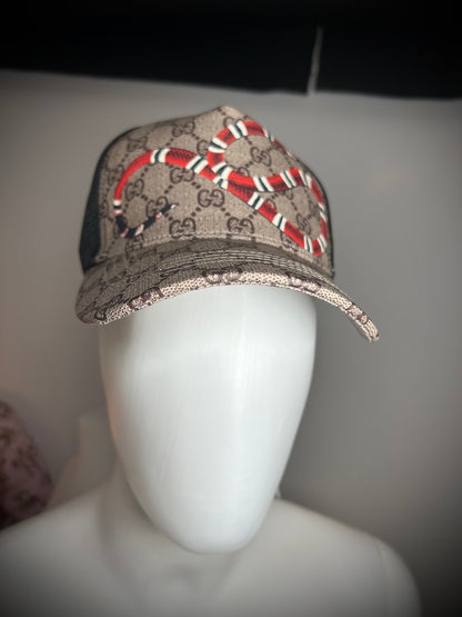 Sapca Gucci Snake Brown